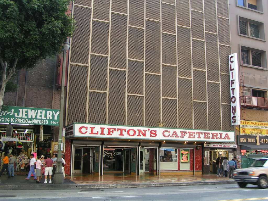 Clifton's facade from the 1960s